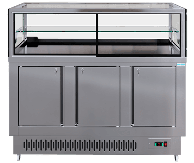MESA REFRIGERADA CON VITRINA