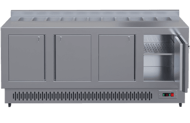 MESA REFRIGERADA CON TOPINS