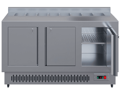 MESA REFRIGERADA CON TOPINS